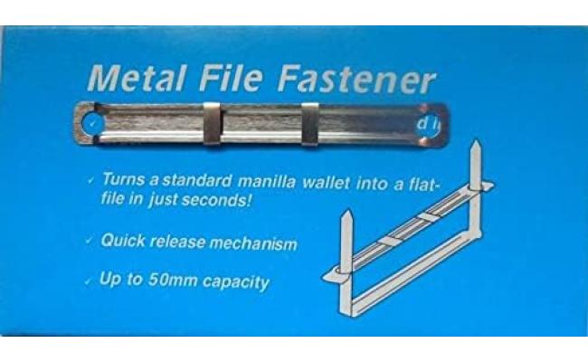 Metal File Fastener 50mm Pack of 50